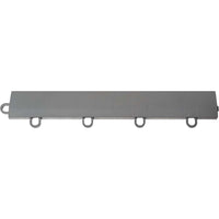 Gray Race Tech Modular Flooring With Multiple Circular Loops Along Its Length