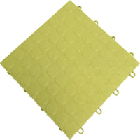 Green Light RaceDeck Tiles Circle Trac With A Repeating Pattern Of Raised Circular Discs Featuring Interlocking Edges