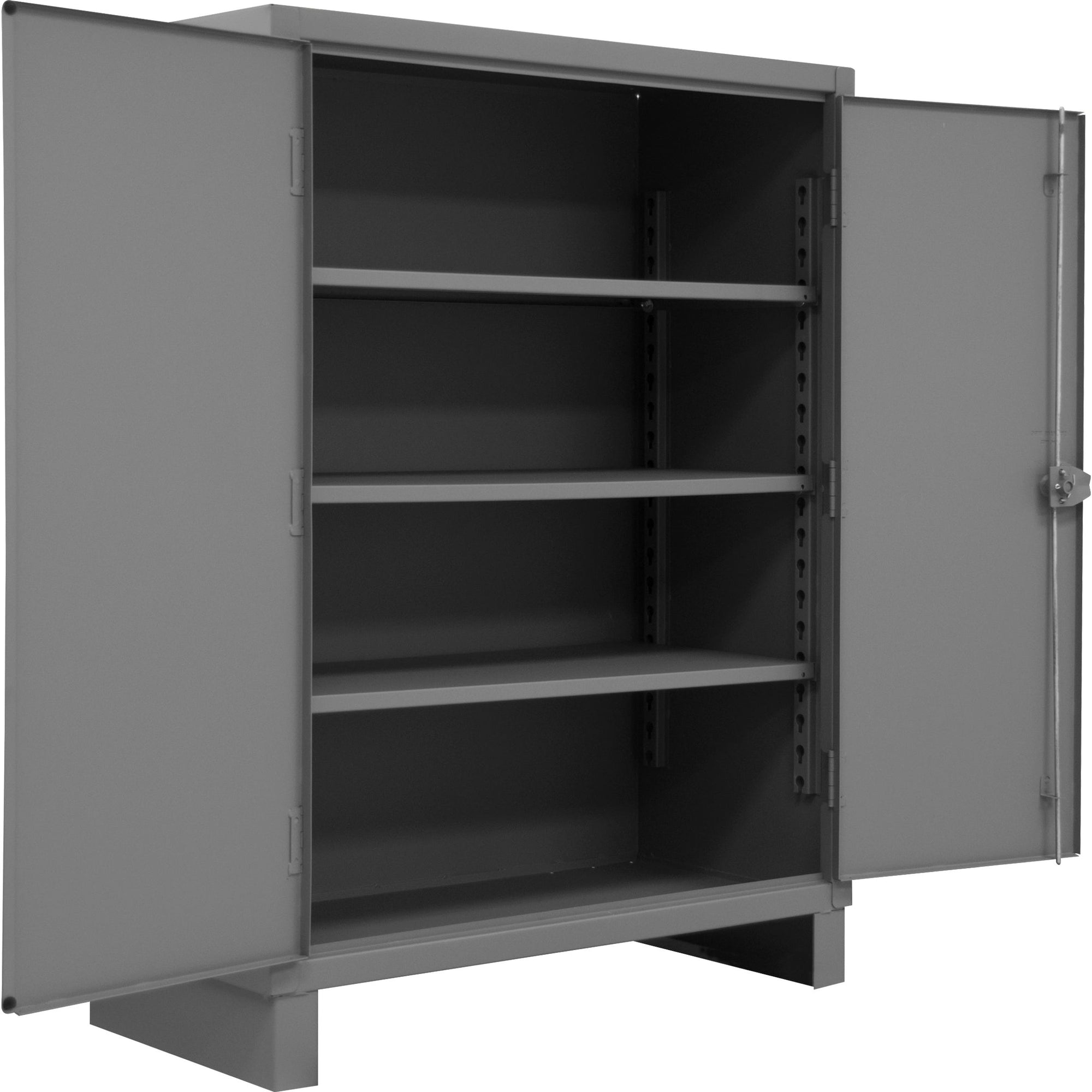 Dim Gray Durham Extra Heavy Duty 4 Shelves Storage Cabinet 48 X 24 X 78