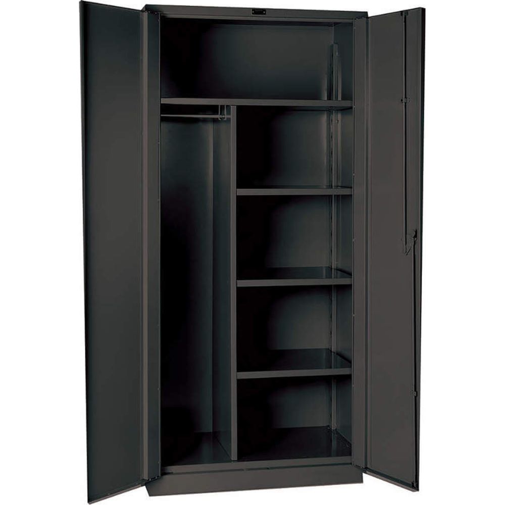 Dark Slate Gray Hallowell DuraTough Combination Cabinet Classic Series Extra Heavy-Duty 48&quot;W x 24&quot;D x 78&quot;H