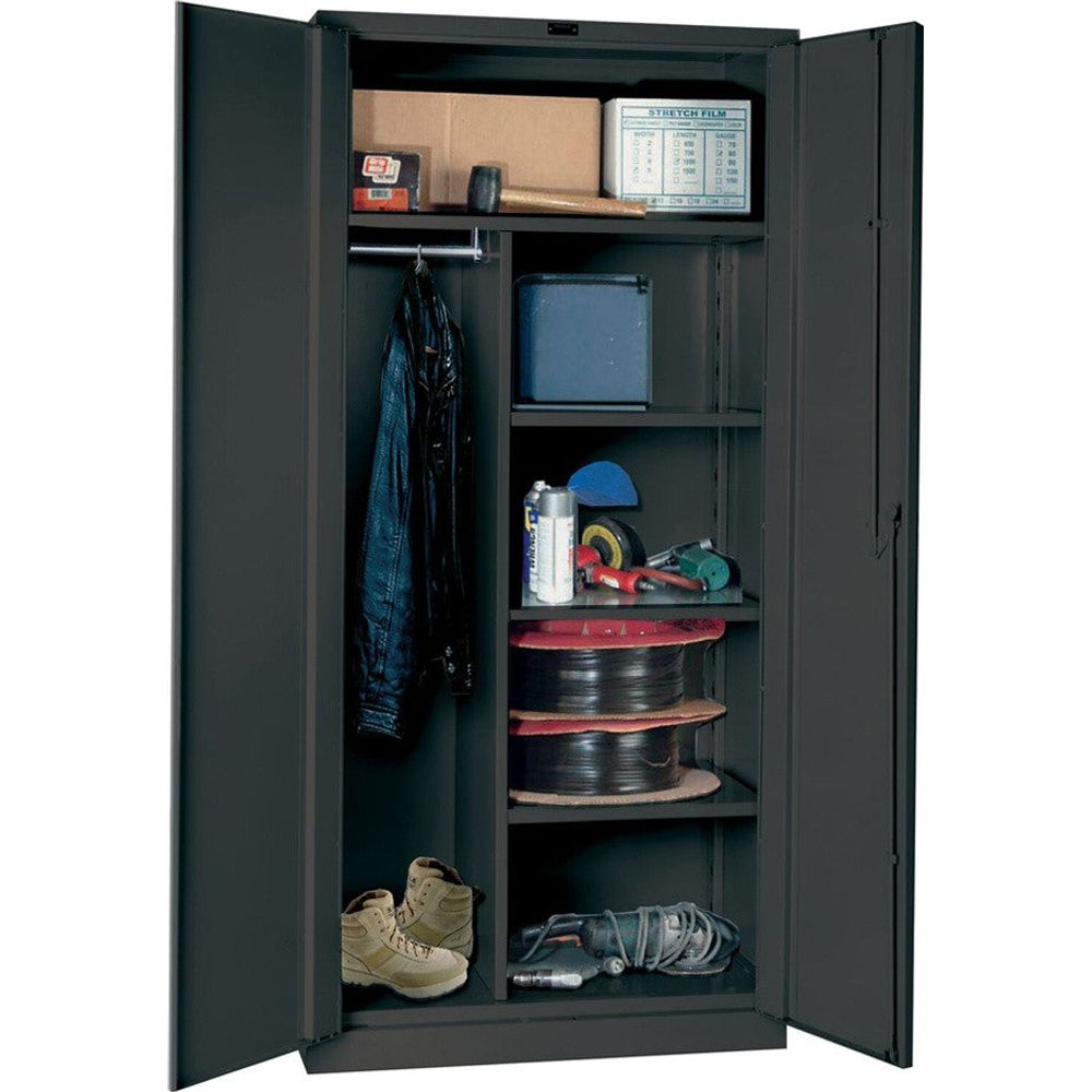 Dark Slate Gray Hallowell DuraTough Combination Cabinet Classic Series Extra Heavy-Duty 36&quot;W x 24&quot;D x 78&quot;H