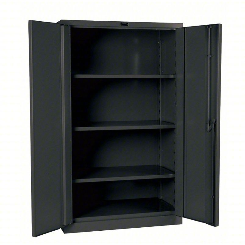 Dark Slate Gray Hallowell DuraTough Storage Cabinet Classic Series Heavy-Duty 48&quot;W x 24&quot;D x 78&quot;H
