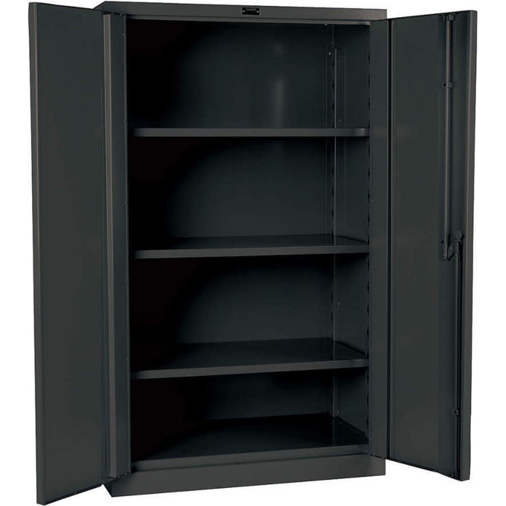 Dark Slate Gray Hallowell DuraTough Storage Cabinet Galvanite Series Extra Heavy-Duty 36&quot;W x 21&quot;D x 60&quot;H
