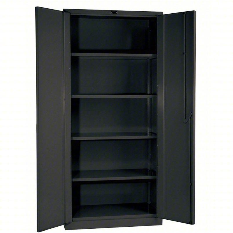 Dark Slate Gray Hallowell DuraTough Storage Cabinet Galvanite Series Heavy-Duty 48"W x 24"D x 78"H