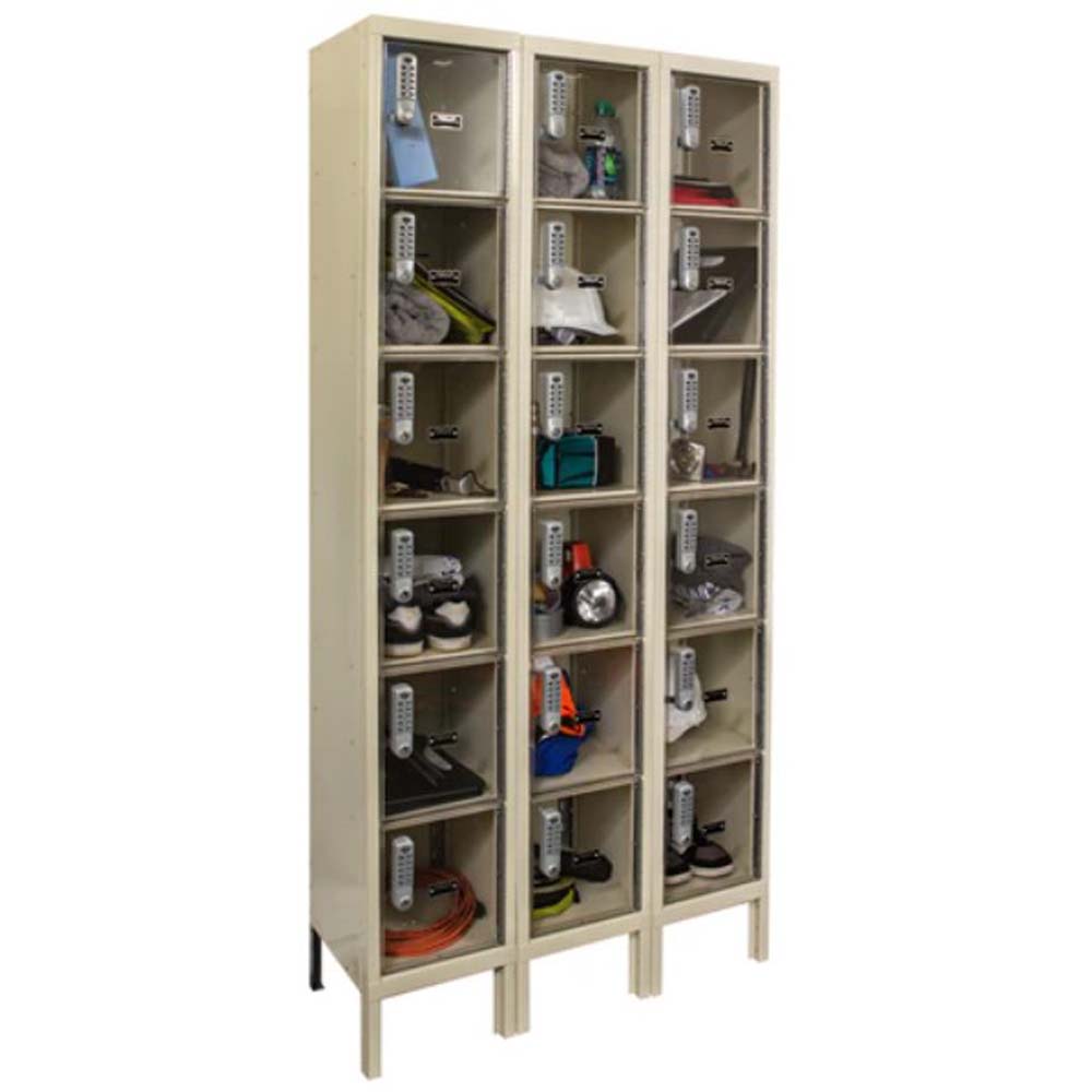 Hallowell DigiTech Locker 6-Tier With Multiple Compartments