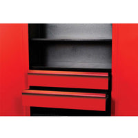 Hallowell Fort Knox Open Storage Workbench System With Steel Top