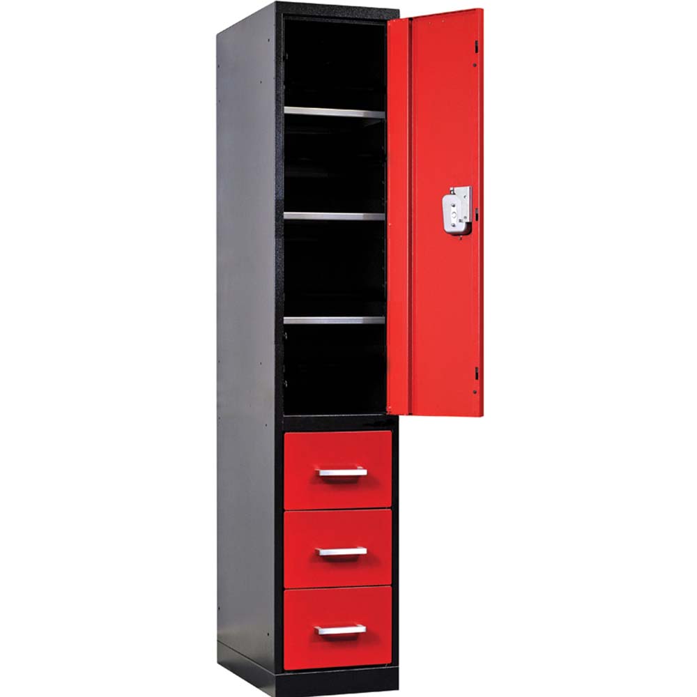 Hallowell Open Storage Workbench System With Steel Top