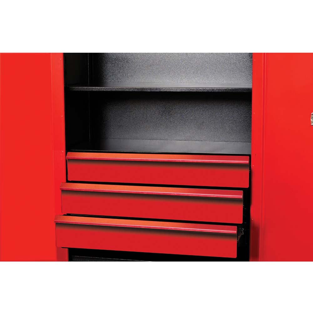 Hallowell Secure Storage Workbench System With Steel Top