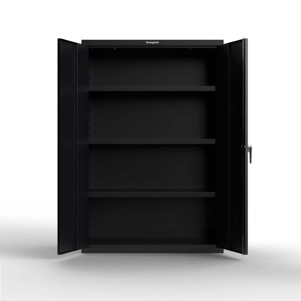 Heavy Duty 3-Shelf Storage Cabinet With Four Shelves