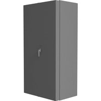 Heavy Duty Cabinet 176 Yellow Bins Durham With A Sleek Modern Design Featuring Two Doors And A Single Visible Handle On The Front