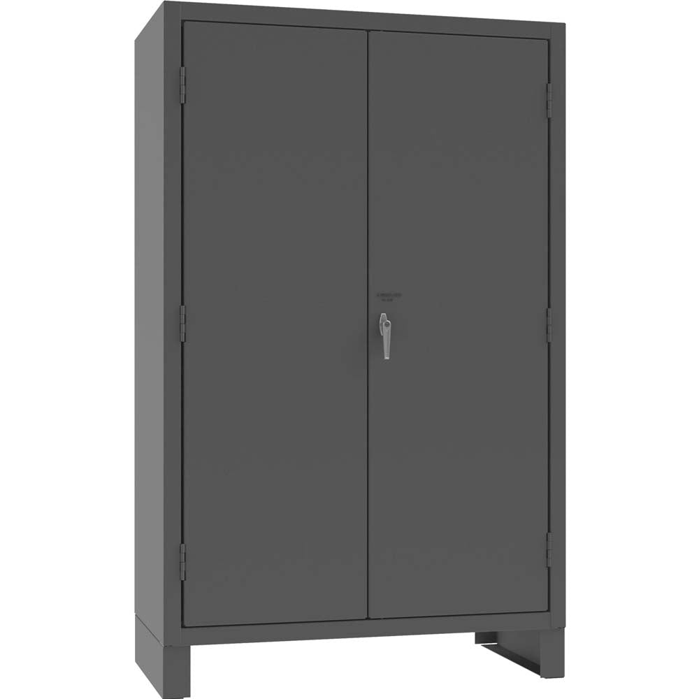 Heavy Duty Cabinet With 171 Yellow Bins Durham With Two Doors And A Lockable Handle