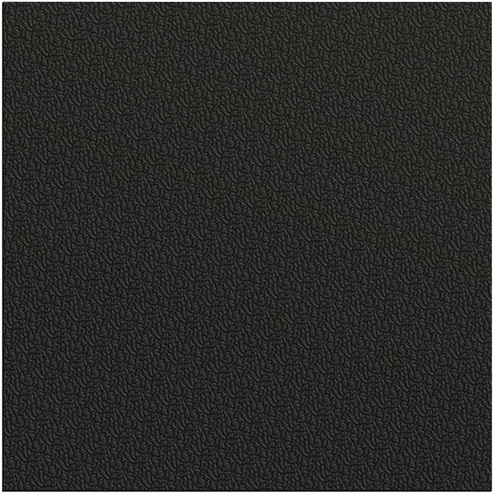 Jet Black Perfection Tile Peel And Stick Garage Floor Tiles With A Uniform Intricate And Organic Looking Texture