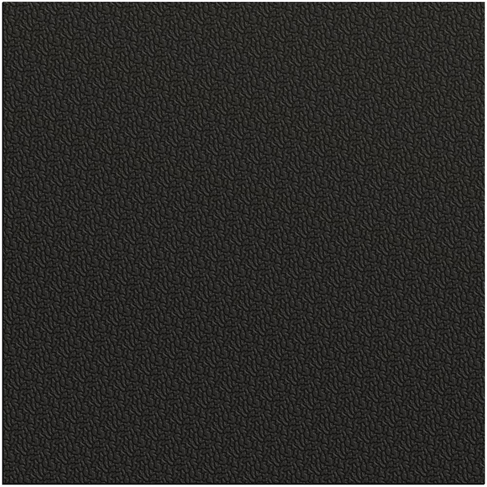 Jet Black Perfection Tile Peel And Stick Garage Floor Tiles With A Uniform Intricate And Organic Looking Texture