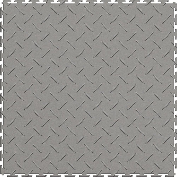Perfection Diamond Plate Style Garage Tile 20.5" x 20.5"