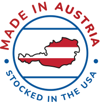 Made in Austria - Stocked in the USA - Map Symbol