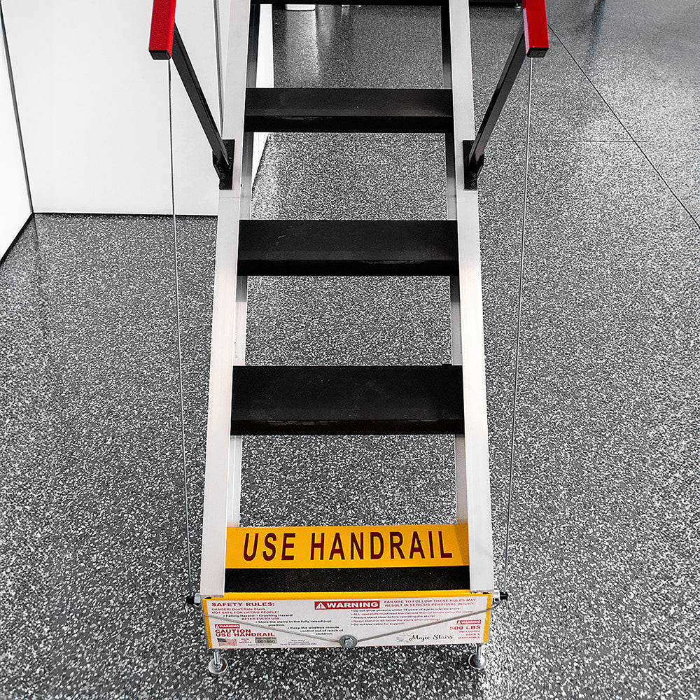 Majic Attic Stairs - Motorized Retractable Ladder, 500 lb Capacity ...