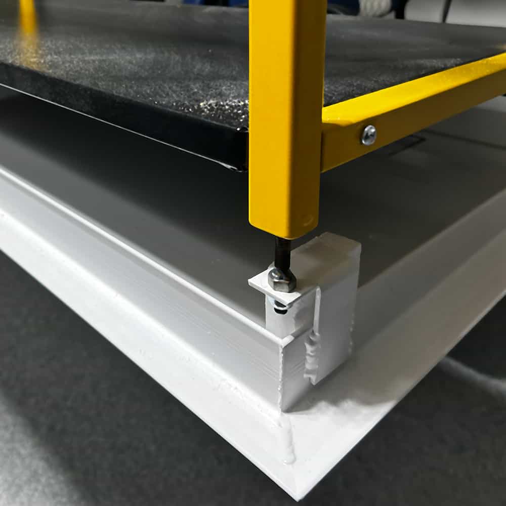 Majic Attic Lift Fire-Resistant Ceiling Door Flange Detail