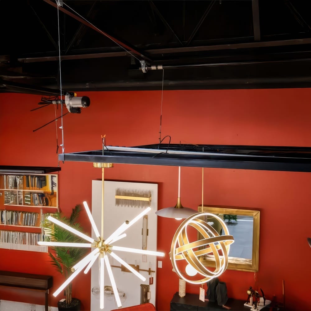Cloud Lift Platform Storage and Lighting Lift | With Retractable Power ...