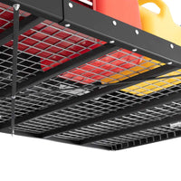 NewAge 4 Ft X 8 Ft VersaRac Pro Rack Black With A Grid Pattern