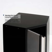 NewAge Pro Series Corner Wall Cabinet With Double Walled Doors And Easy To Grab Handles