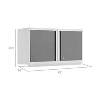 NewAge Pro Series Wall Cabinet 42 Inches Measuring 23  Inches In Height, 14 Inches In Depth, And 42 Inches In Width