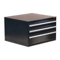 Non Locking 15 Inch Modular Drawer Cabinet With Three Drawers