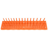 Orange Tool Organizer With Multiple Vertical Dividers