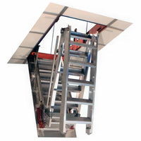 Precision Ladders Automatic Super Simplex Disappearing Stairway - Retracting into Garage Ceiling