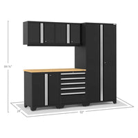 Pro 3.0 Series Garage Cabinet Set 6 Piece Measuring 84 34 Inches In Height 92 Inches In Width And 24 Inches In Depth