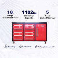Promotional Graphic For A Red And Black Mobile Workbench
