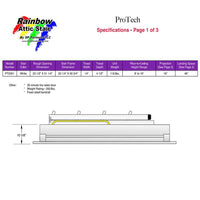 Rainbow ProTech Attic Stairs Specifications