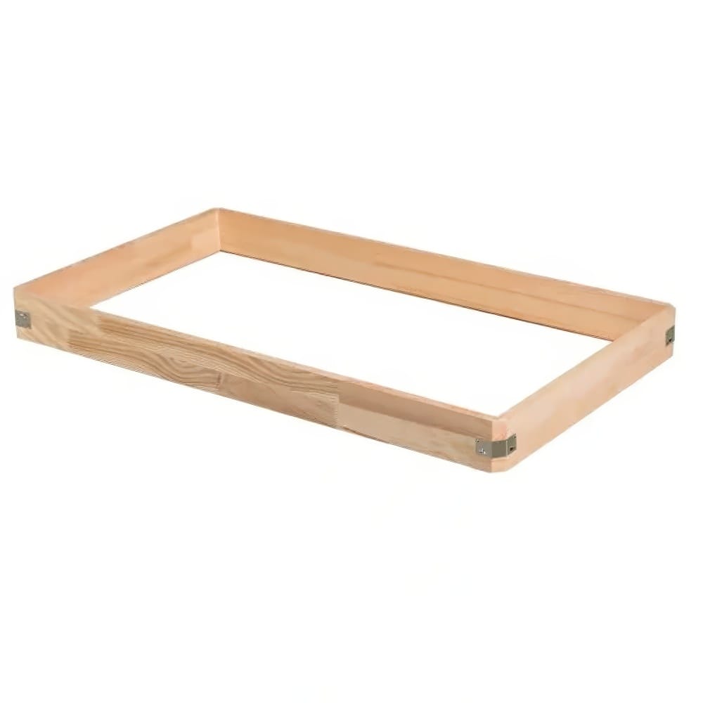 Rectangular Wooden Frame Likely Designed To Serve As A Support Or Mounting Structure For An Attic Ladder Or Hatch