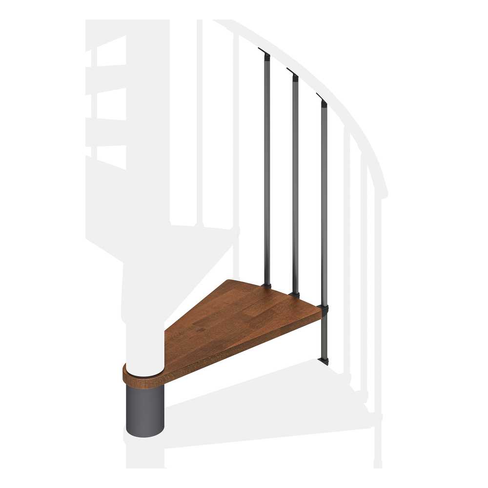 Rintal Phola Extra Step Kit Walnut 25 Beech Tread Diagram
