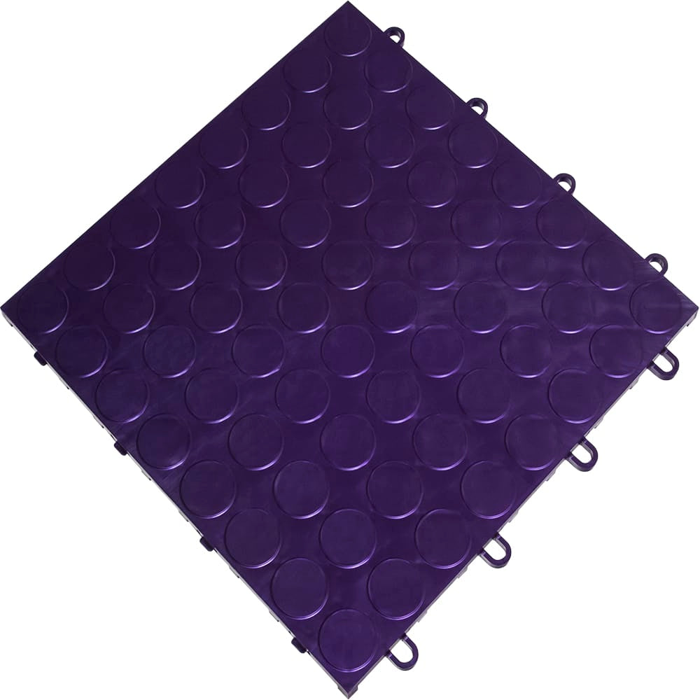 Royal Purple Race Deck Tiles With A Pattern Of Raised Circular Discs