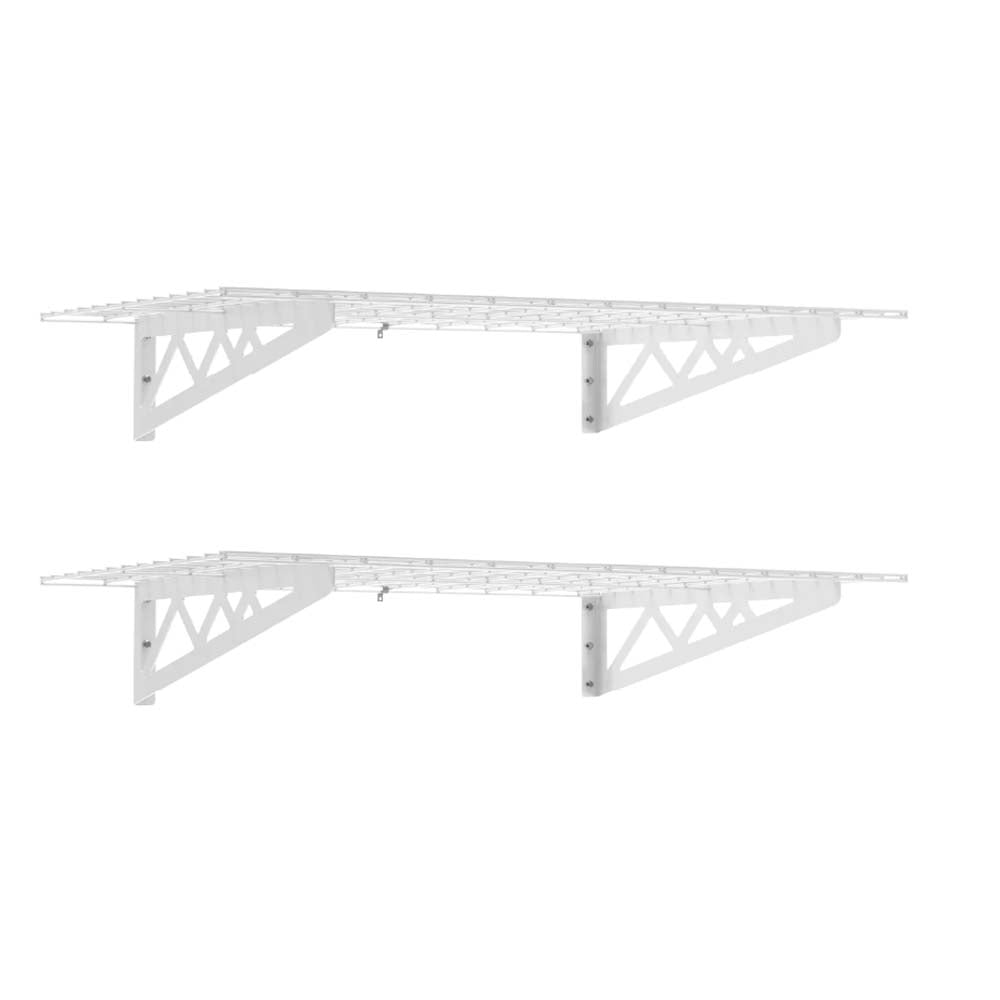 SafeRacks 24 x 48 Wall Shelves With A Truss Design For Support