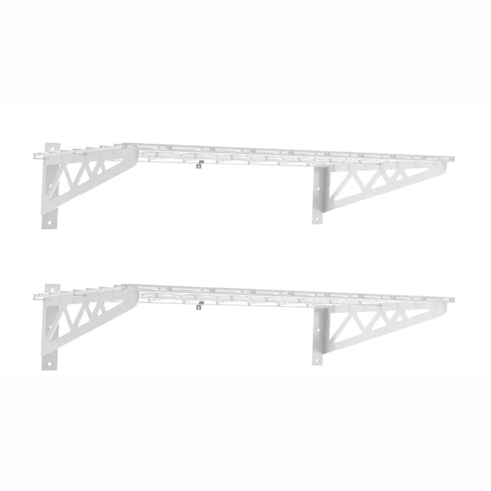 SafeRacks Shelving System With Triangular Support Brackets