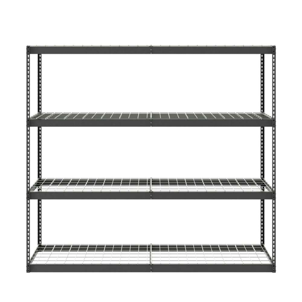 SafeRacks Steel Shelving 24 x 92 x 84 With Four Wire Shelves