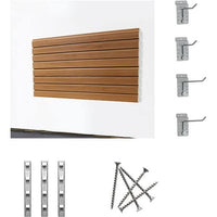 Sienna storeWALL Small Standard Duty Starter System - 2 Slatwall Panels