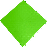 Sublime Race Tech Modular Flooring With A Raised Diamond Pattern