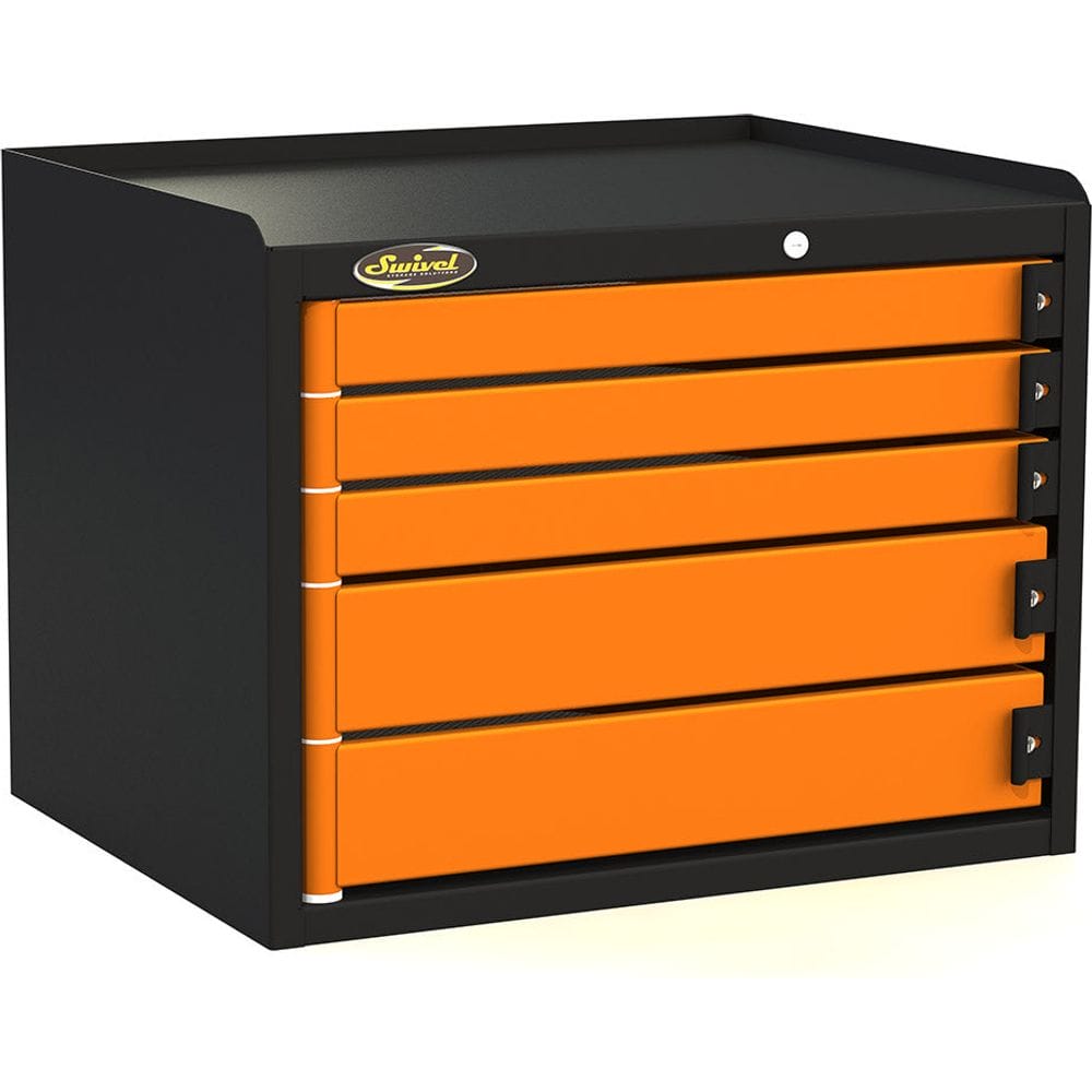 Swivel 5 Drawer Benchtop Cabinet