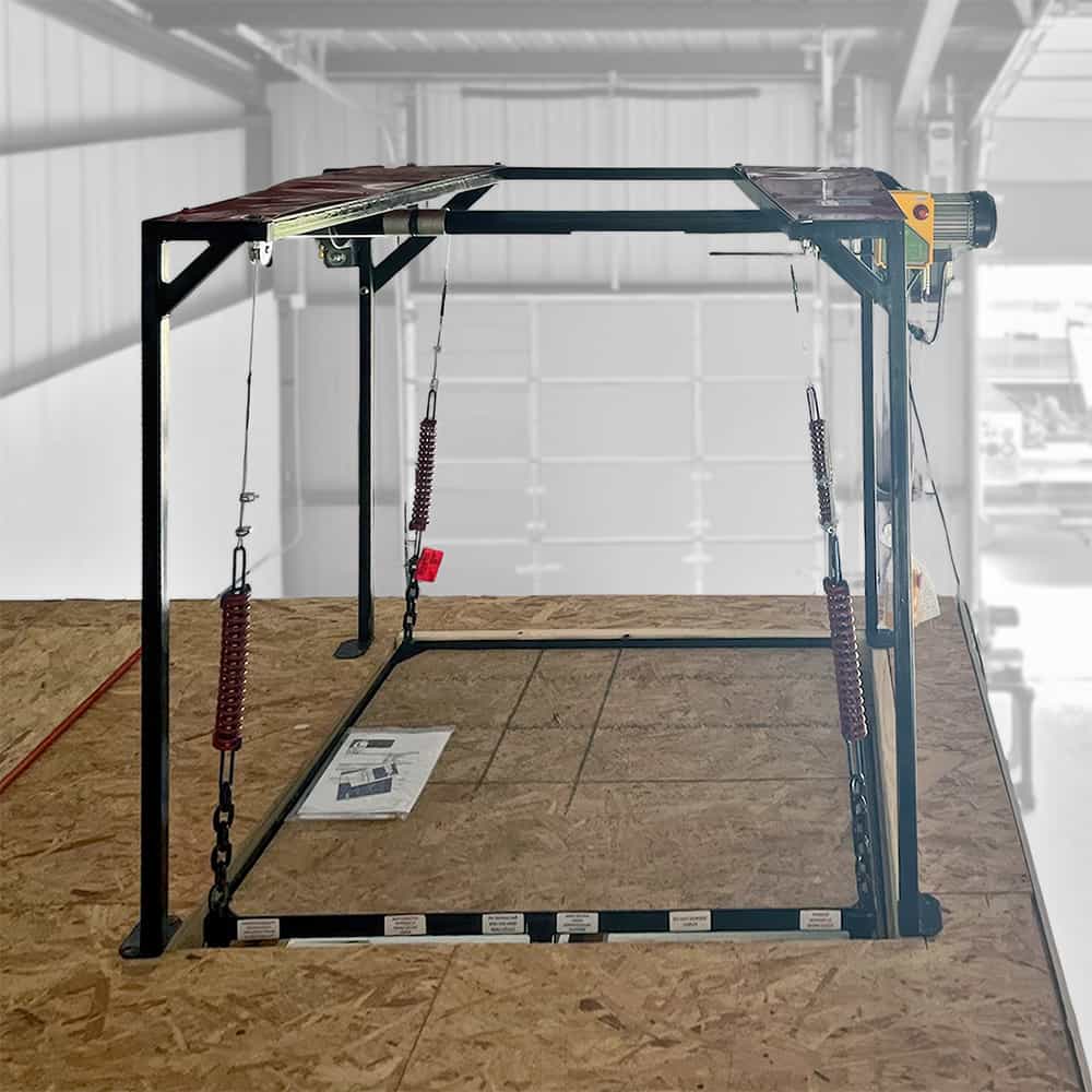 Empire Steel Frame Lift Installation