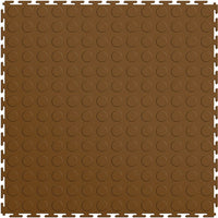 Tan Perfection Tile Coin Pattern Floor Tiles With A Uniform Pattern Of Raised Circular Dots