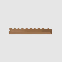 Tan Perfection Tile PVC Garage Floor Tiles Corner With Interlocking Tabs Along Its Length