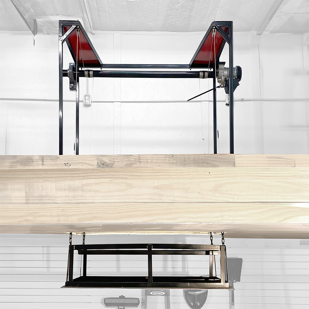 Attic Lift - Steel Frame Lifts | Inventive Garage - Inventive Garage