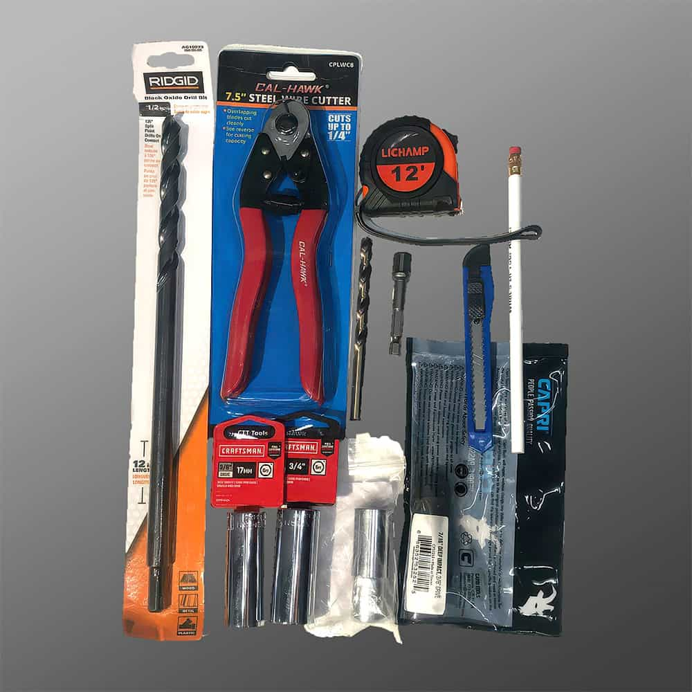 The Attic Lift - Universal Installation Tool Kit for Installing Attic Elevator Systems