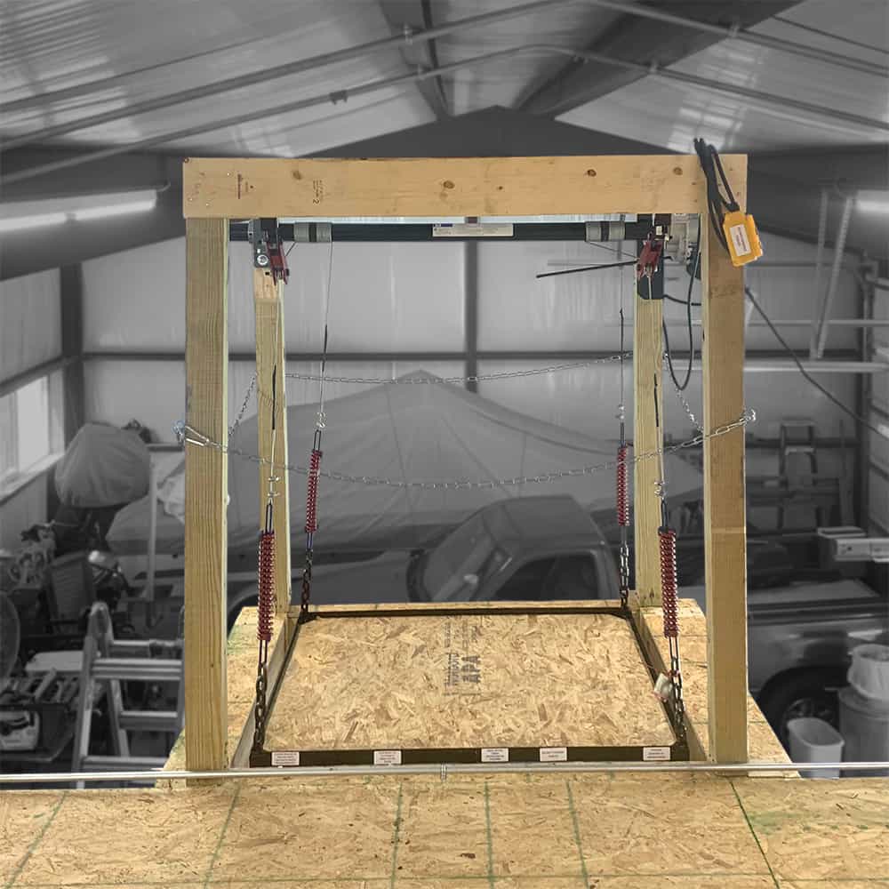 Custom Size Lift In Loft Upper Level