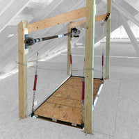 The Attic Lift MiTee Lift Post Style 42x72 Long Platform
