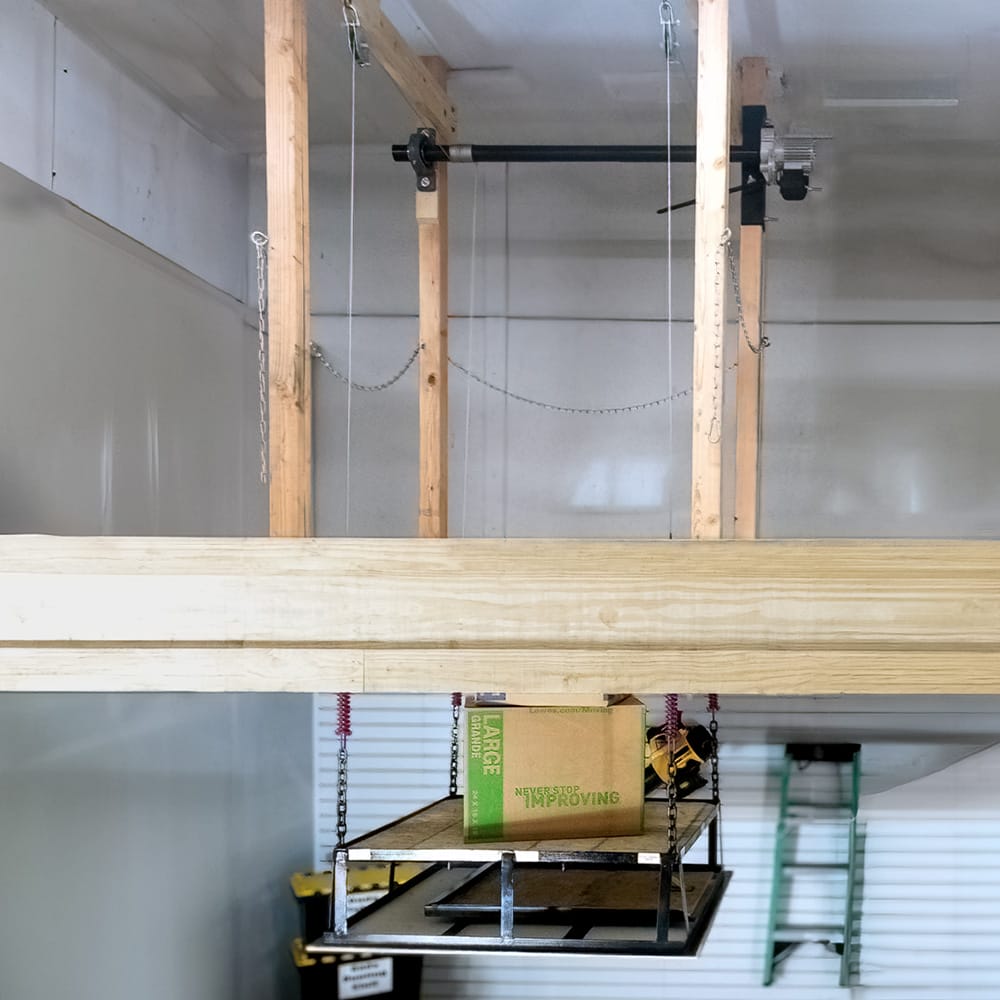 MiTee Wood Post Style Lift Installation