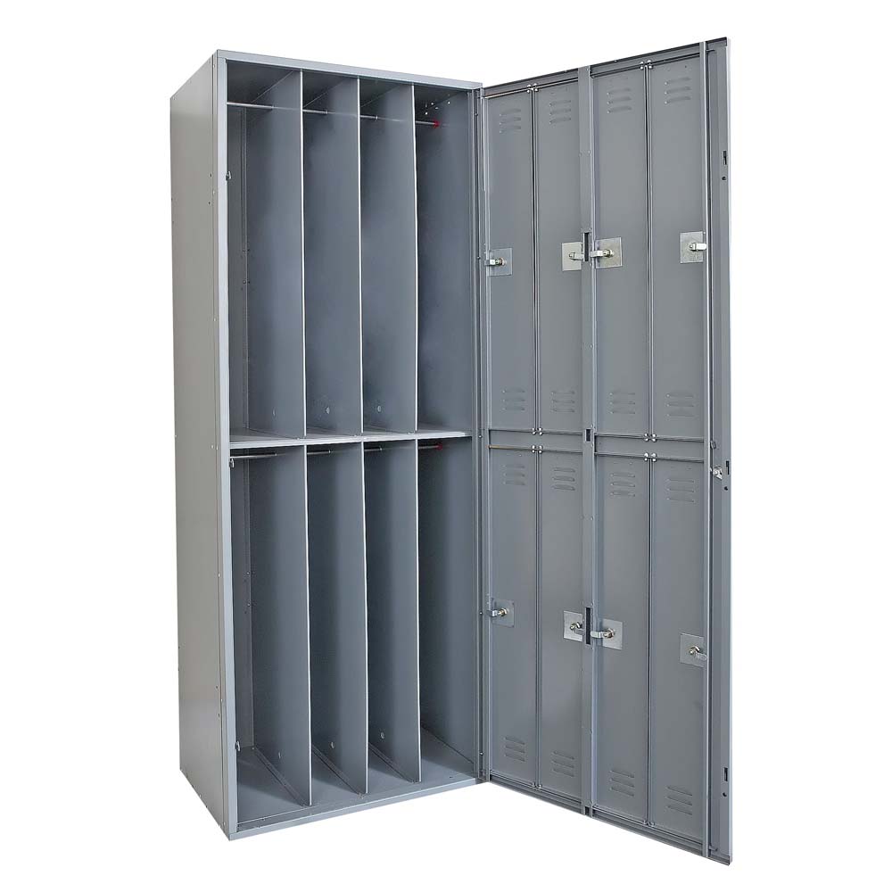 Hallowell 8-Person Uniform Exchange Locker | Inventive Garage
