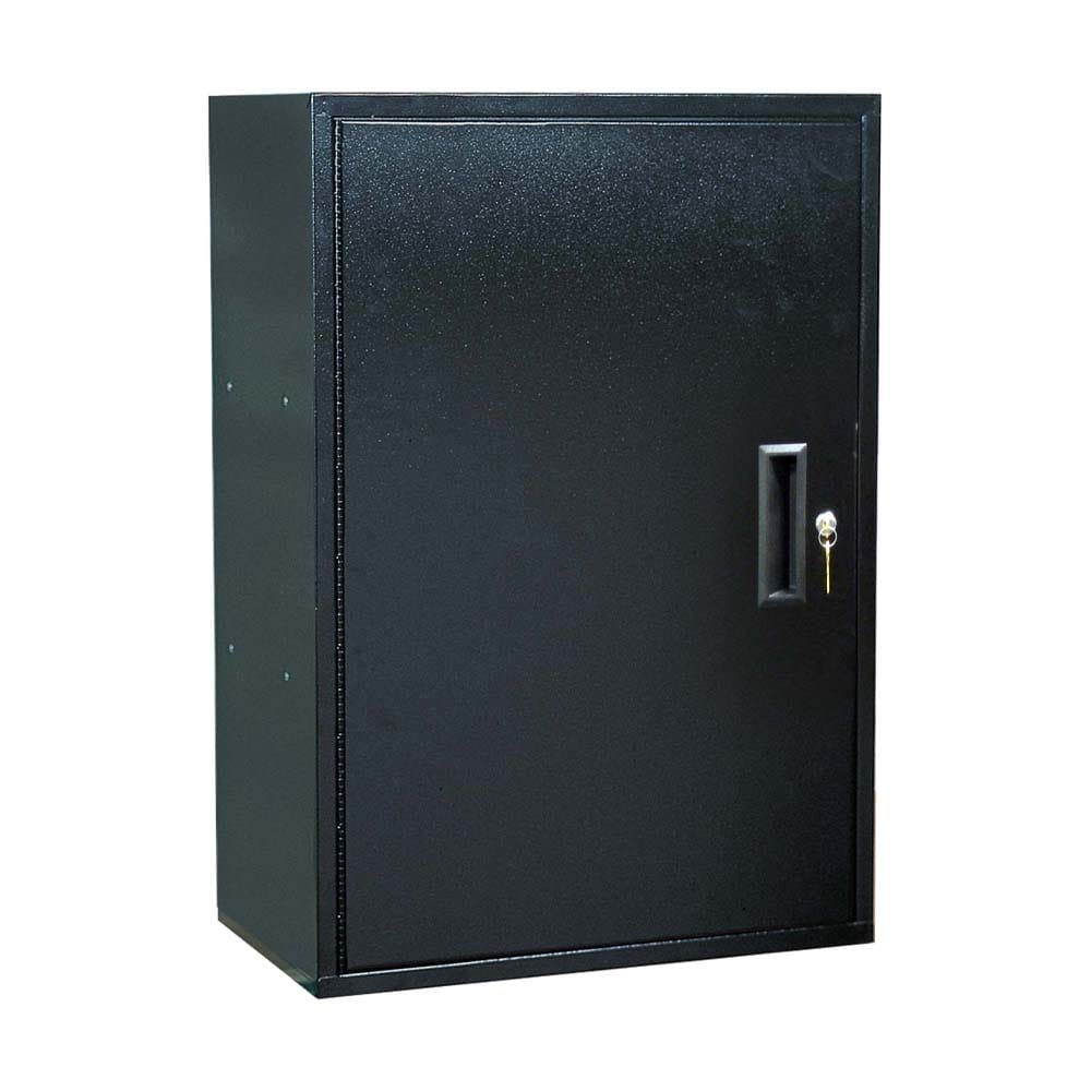 Utility Cabinet With 1 Door Featuring A Single Door Equipped With A Handle And A Key Lock